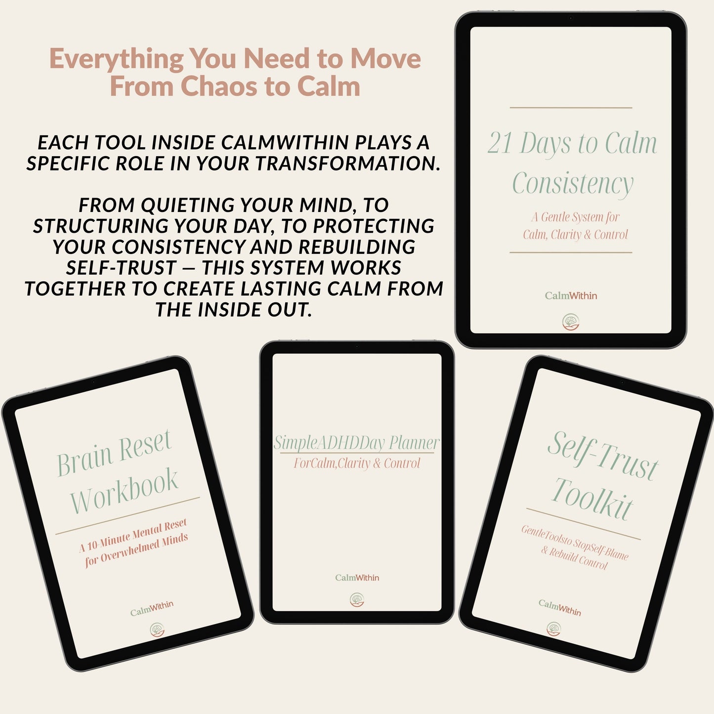 Everything You Need to Move From Chaos to Calm - Ma boutique
